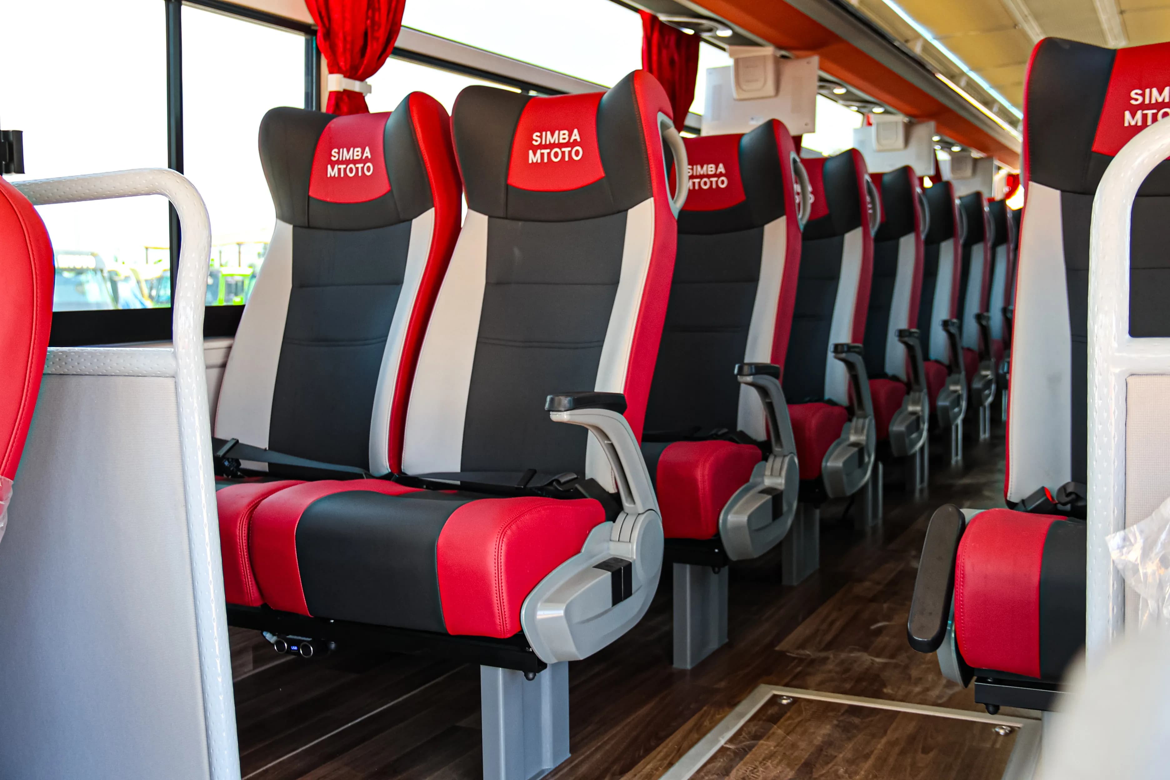 Simba Mtoto bus interior